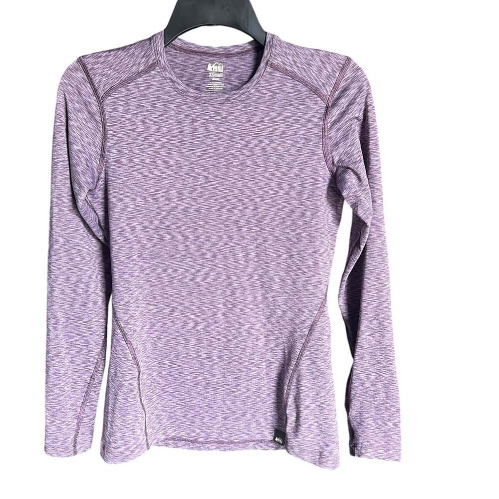 REÍ Co Op Women’s Long Sleeve Athletic Purple Top Size XS